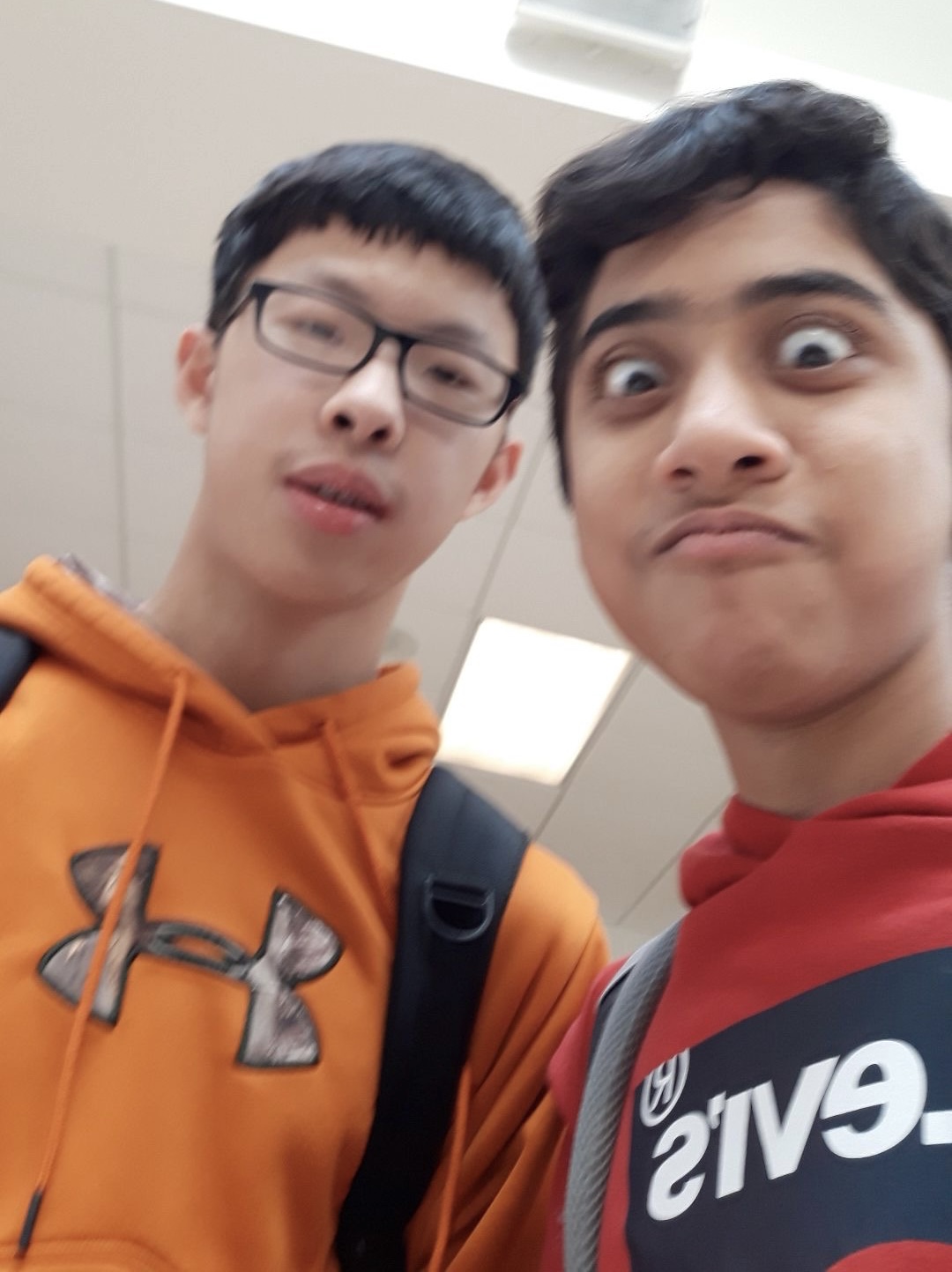 Me and my friend, Rohit, freshman year of high school.